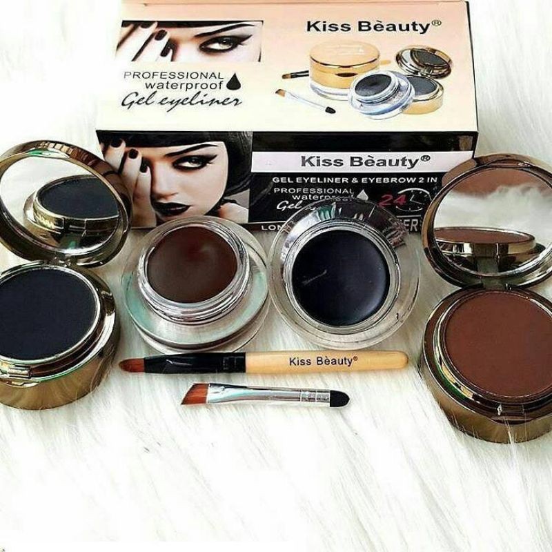 PROMO!!!EYEBROW/EYELINER GEL KISS BEAUTY 9954