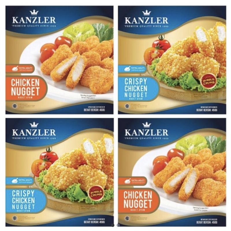 Jual Kanzler Crispy Chicken Nugget Bubble Crumb Indonesia Shopee Indonesia