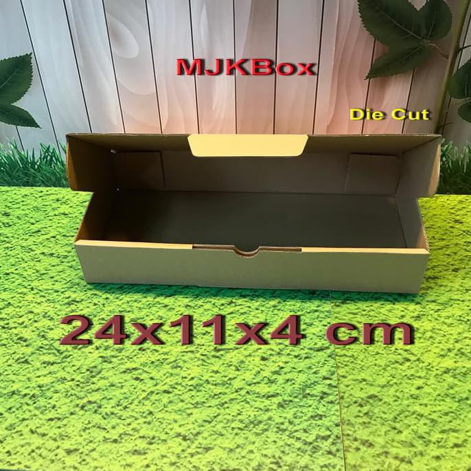 

Kotak Kardus Uk.24X11X4 Cm....Die Cut Bisa Untuk Packing Kurma 500 Gr