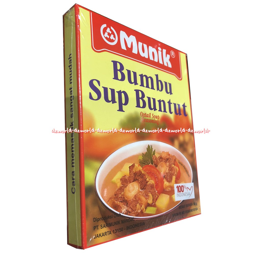 Munik Bumbu Sup Buntut Oxail Soup Seasoning Bumbu Instan 80gr