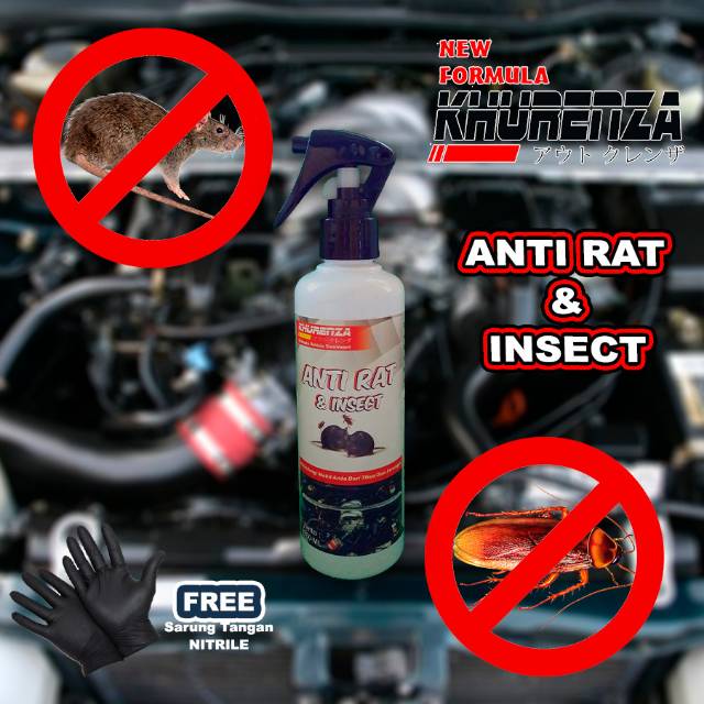 [COD]Cairan Pengusir Tikus dan serangga Ampuh Dikap Mobil Anti Rat &amp; Insect Khurenza