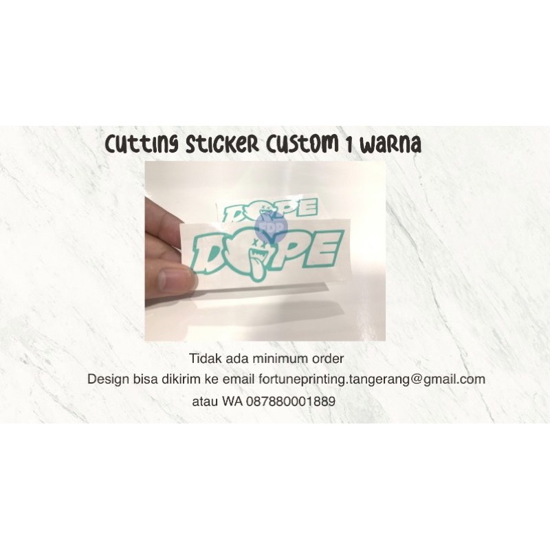 Cutting Sticker Custom Logo / Stiker Mobil / Stiker Motor decal CUSTOM