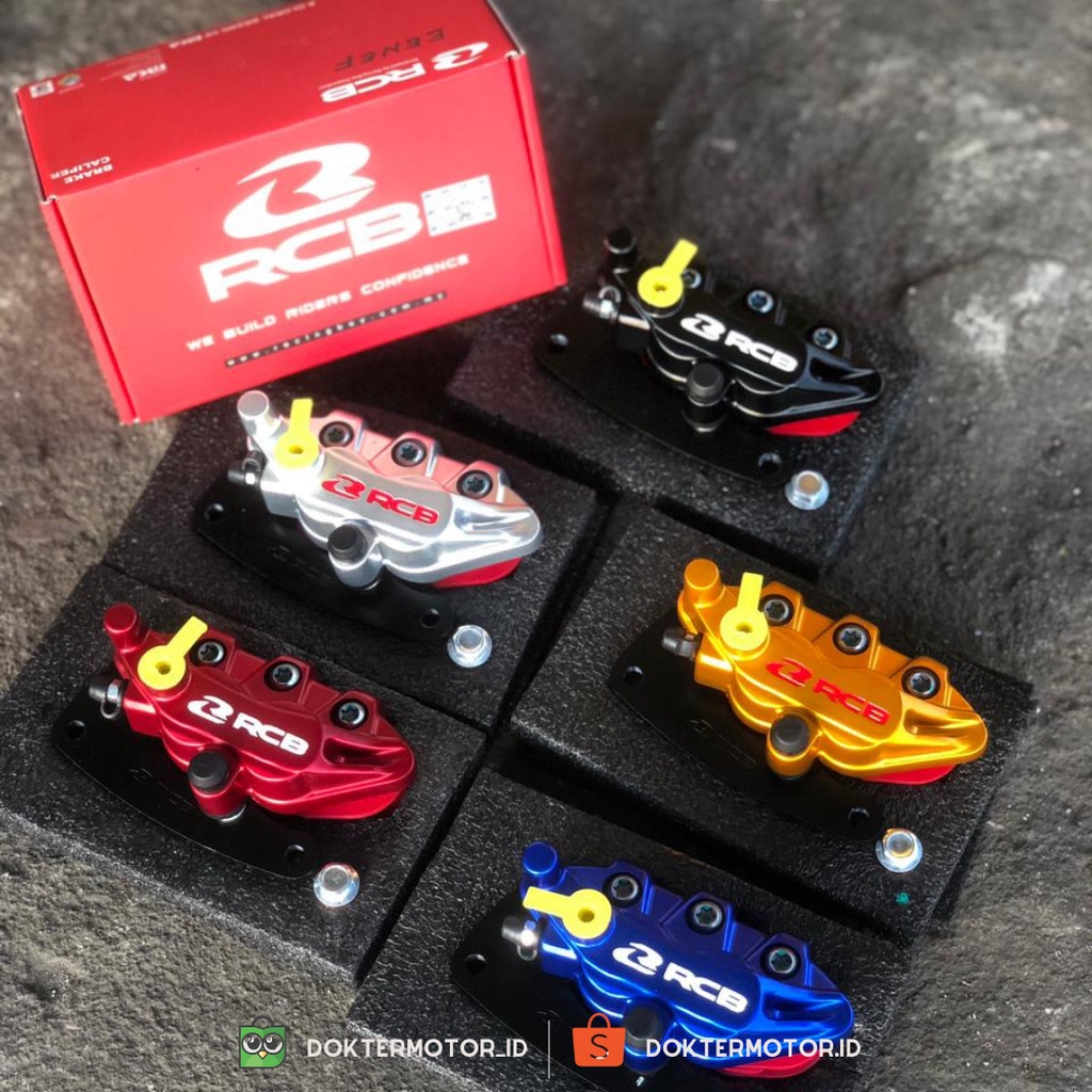 Kaliper RCB S1 Piston2 Depan Honda Matic