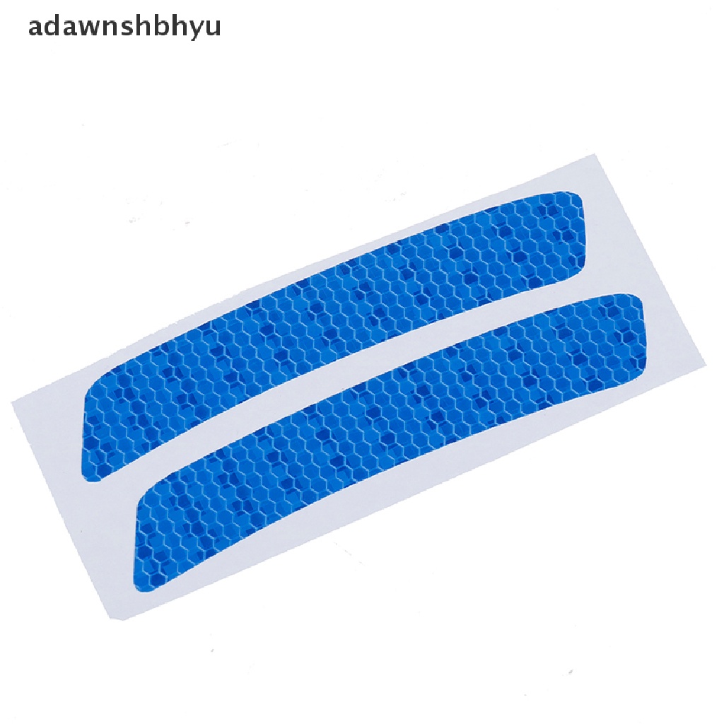 Adawnshbhyu 2Pcs Stiker Stiker strip Peringatan Reflektif bumper Mobil