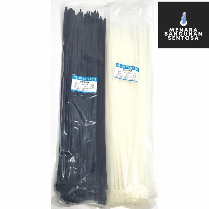 

BAYAR DITEMPAT Kabel Ties / Tis 5 x 400 mm (40 cm) Tali Sabuk /Pengikat /Cable Tie OBRAL Kode 1361