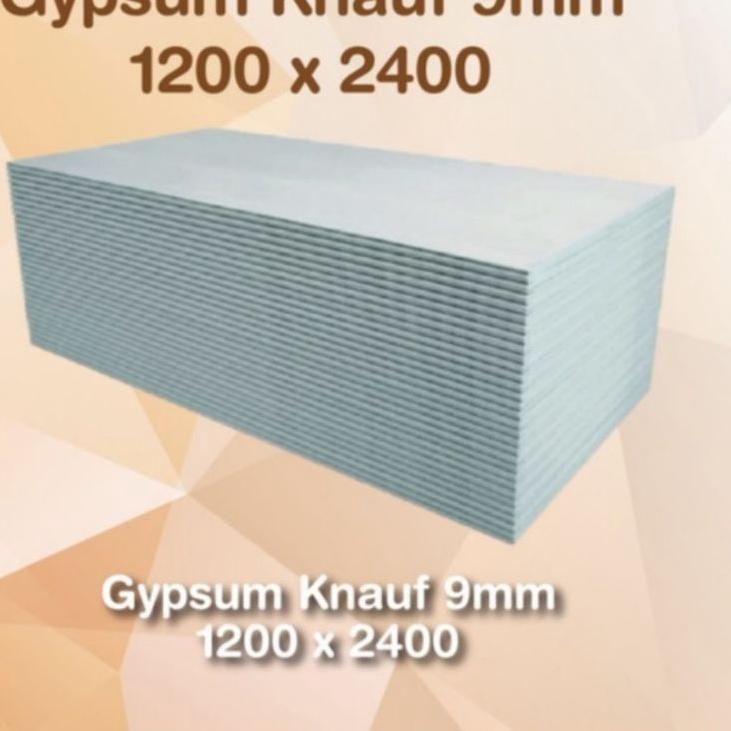 Jual Best - Papan Gypsum KNAUF Tebal 9mm 120x240 Cm | Shopee Indonesia