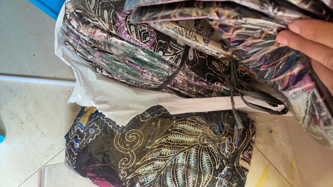 Seno9k Batik Pria Asj Sa Hrb026 Kenongo Kemeja Tosca Pendek Pekalongan Padi M L Xl Sogan Tulis - Wyg