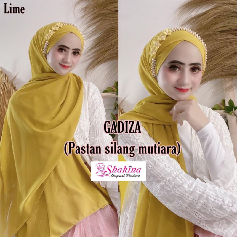 Jilbab Pashmina Instan Pastan Gadiza Silang Mutiara Ori Shakina-5