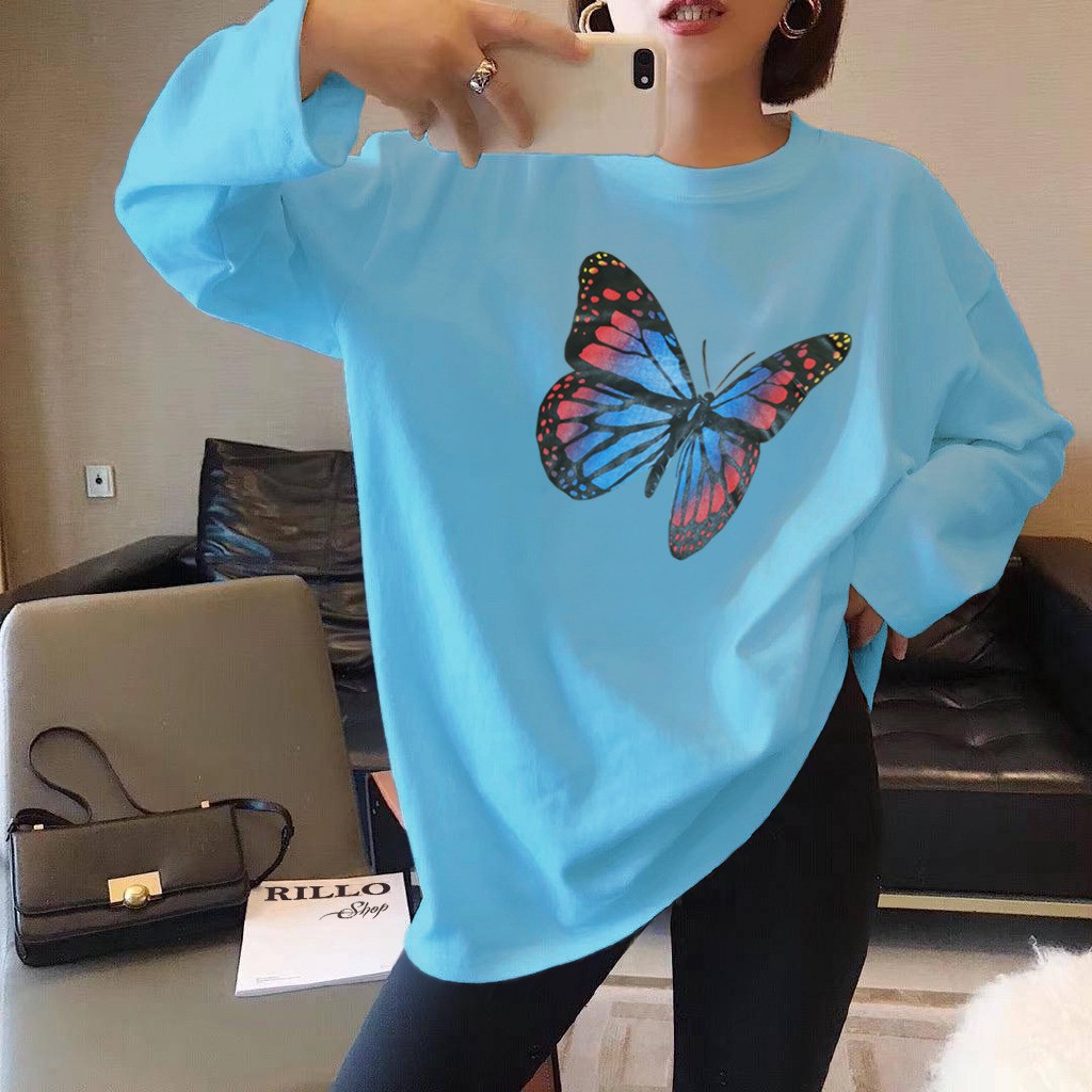 Oversize Longsleeve Butterfly Fit XL (LD 108, PJ 70)