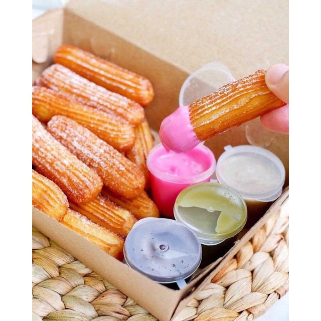 

Churros Frozen isi 16 dibuat dari premium butter