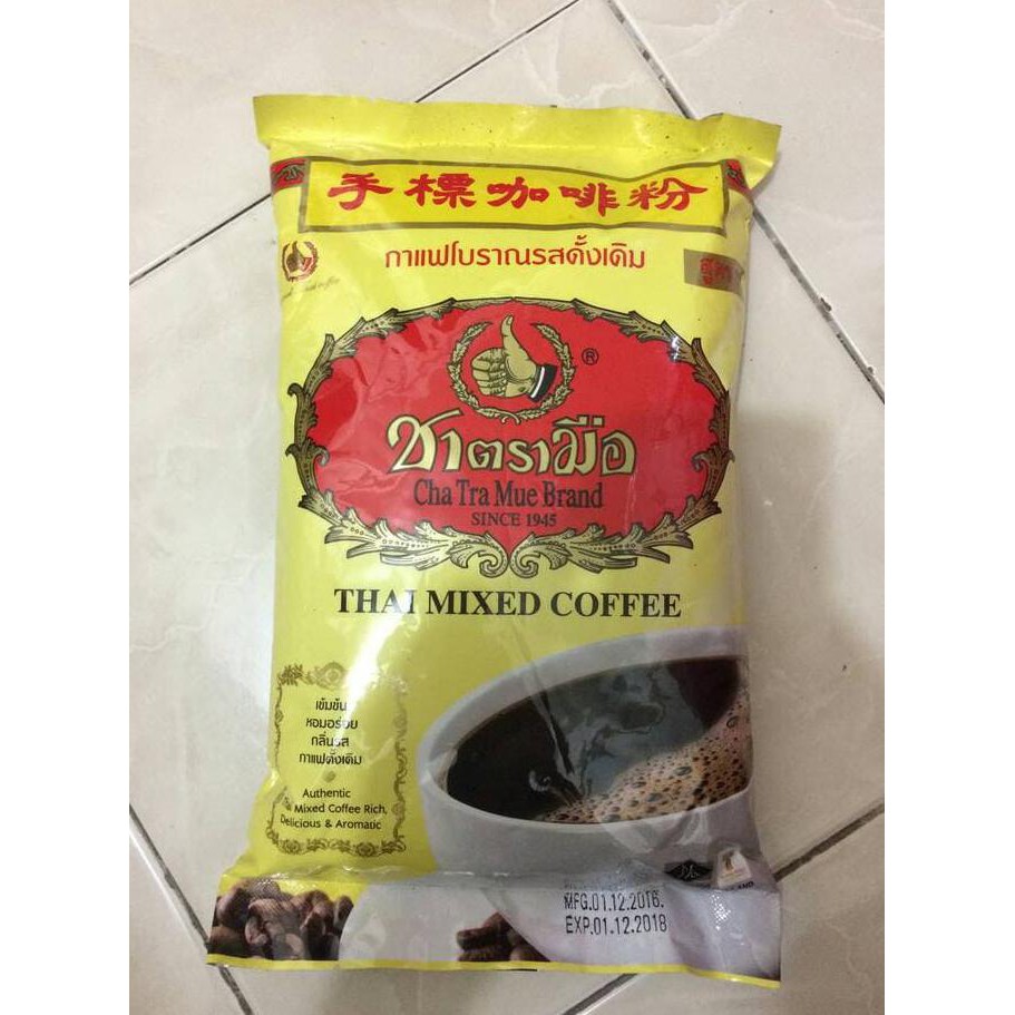 

Thai Mixed Coffee Number One Brand Cha Tra Mue Original Kopi Thailand