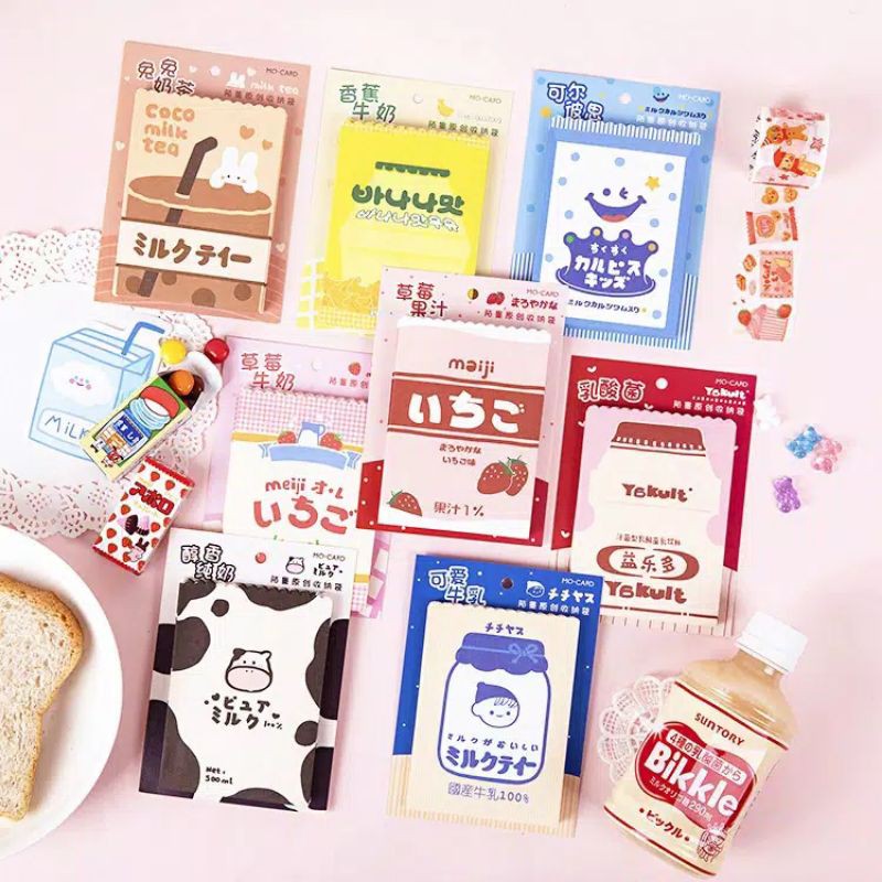 

(10pcs) kantong kertas pembungkus permen lucu korea/ paper bag candy cute / souvenir
