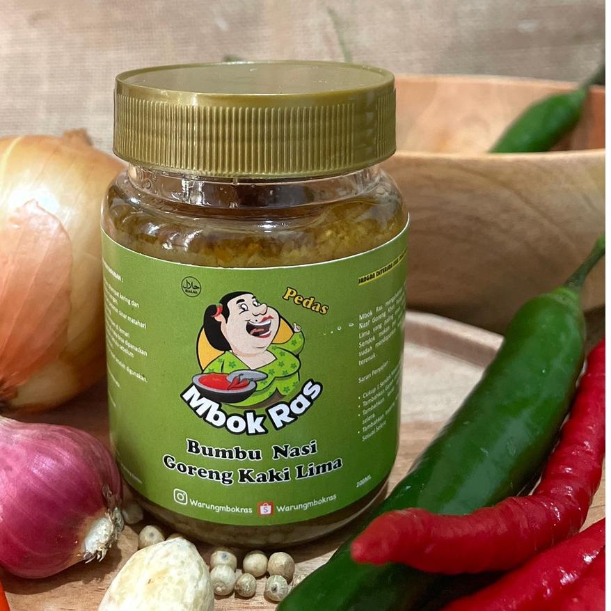 

Langsung Order ✼ Bumbu Nasi Goreng Khas Kaki Lima Varian Pedas Bumbu Mbok Ras+