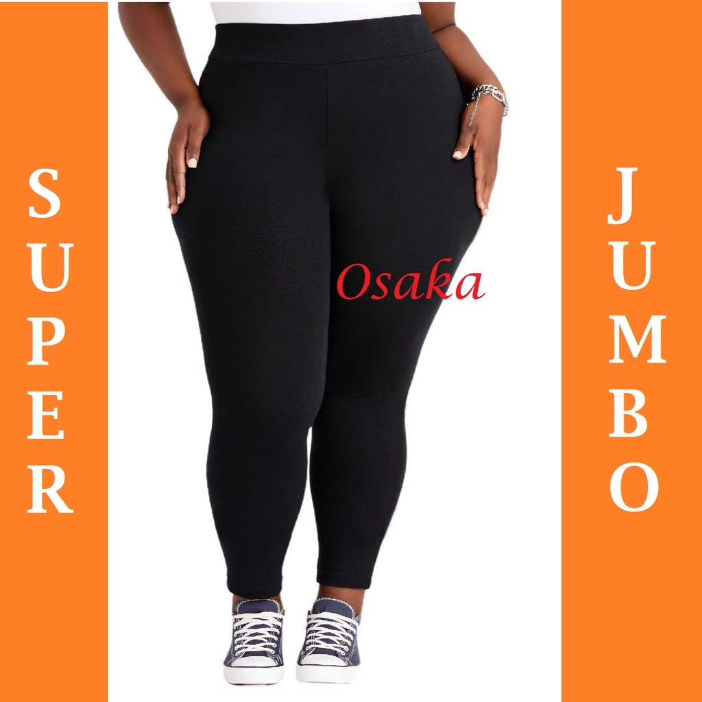 Celana Legging Super JUMBO bahan ADEM Bb 90-120Kg XXXL Super Stretch Celana Strit Leging Lejing Big size Wanita XXXL XXL XL Ukuran besar