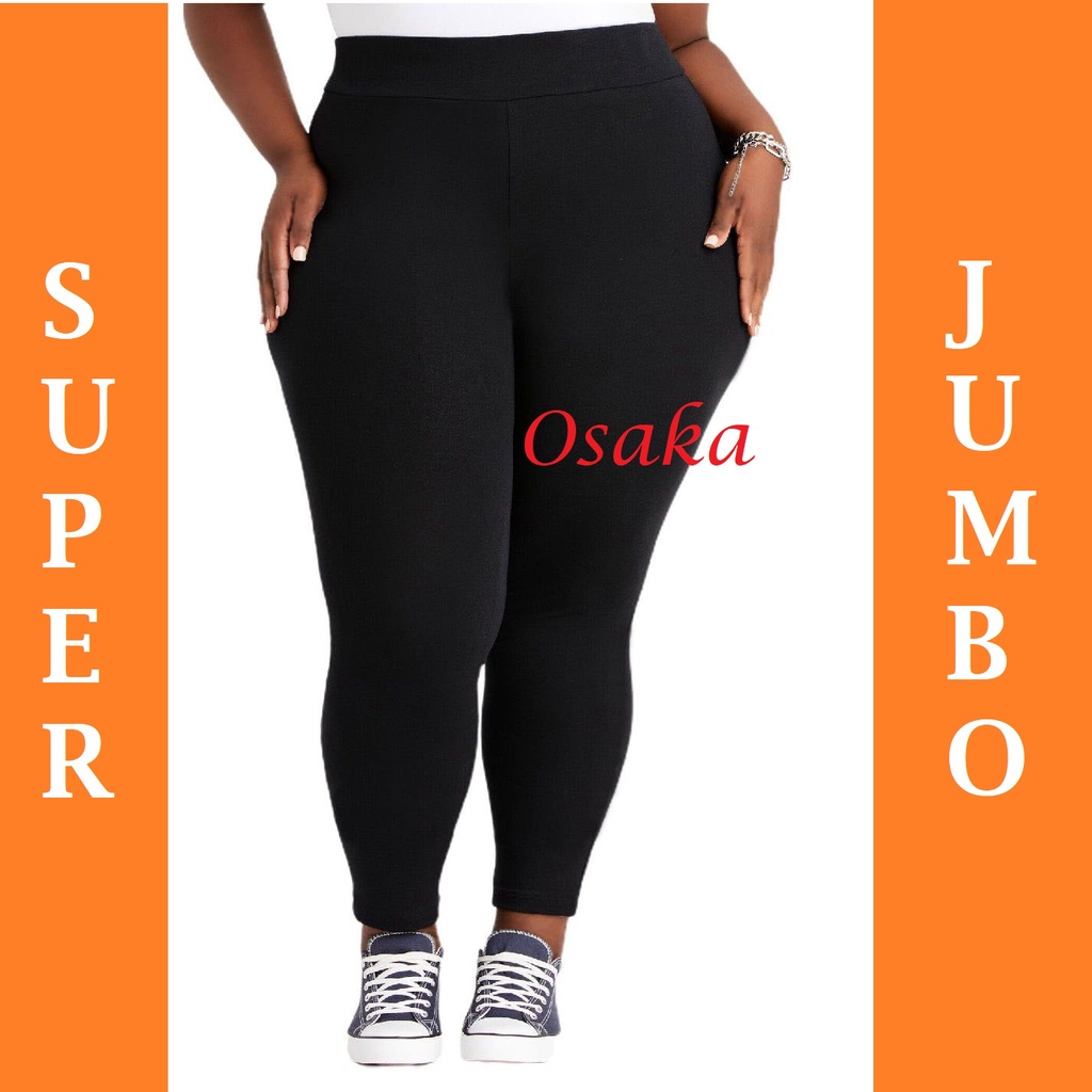 Celana Legging Super JUMBO bahan ADEM Bb 90-120Kg XXXXL Super Stretch Celana Strit Leging Lejing Big size Wanita XXXL XXL XL Ukuran besar