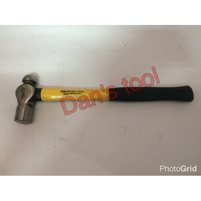 Palu konde / Ballpoint Hammer American Tool 8 Oz Gagang Fiber