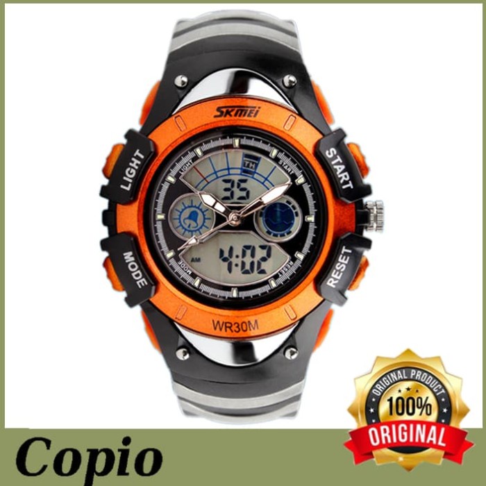 Jam Tangan  Jam Tangan Anak Digital SKMEI 0998 Casio GSHOCK anti Air 50m - Orange kirim hari ini awe