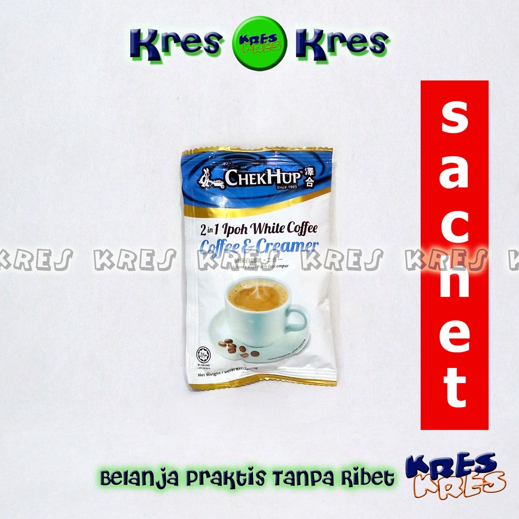 

CHEK HUP Ipoh White Coffee ECER SACHET Kopi ChekHup Halal