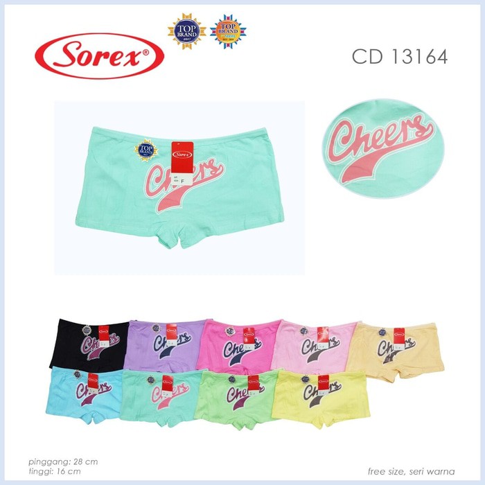 CD Boxer Wanita Celana Dalam Boxer Cheers Sorex 13164