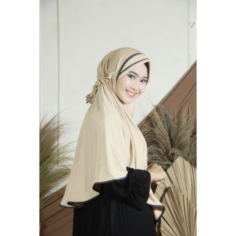 Kerudung Dewasa Jumbo Ainun Kriwil Premium |fashion