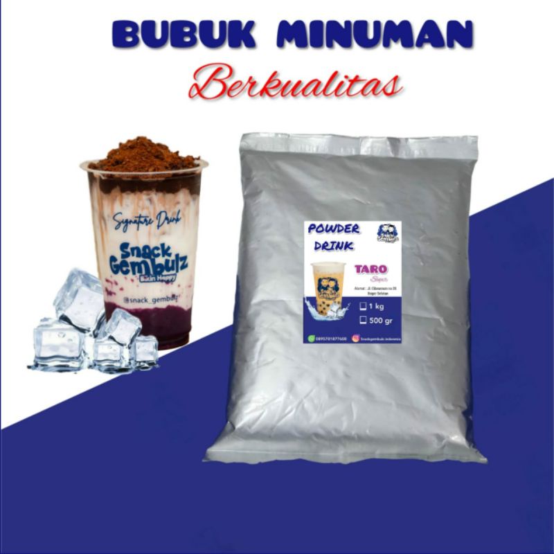 

Taro/1000gr/500gr/Serbuk/Powder/Bubuk Minuman Kekinian