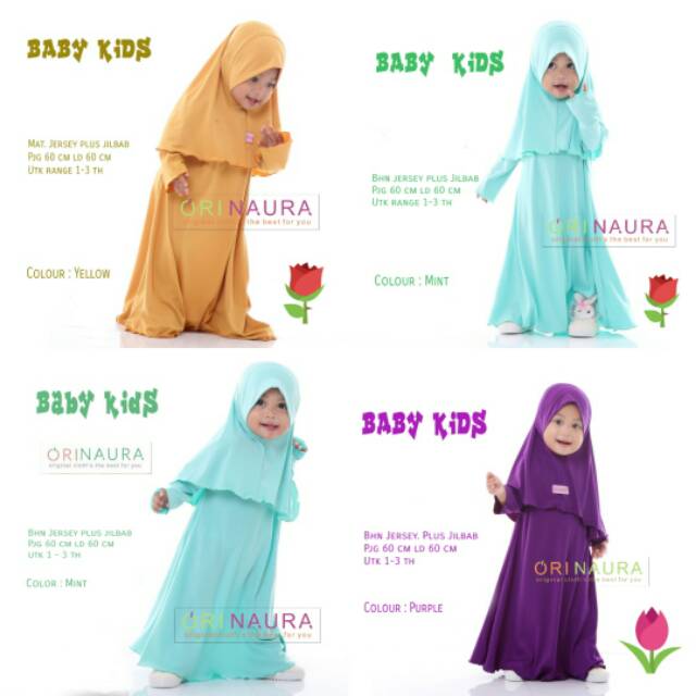 Baby Kids Gamis Ori Naura