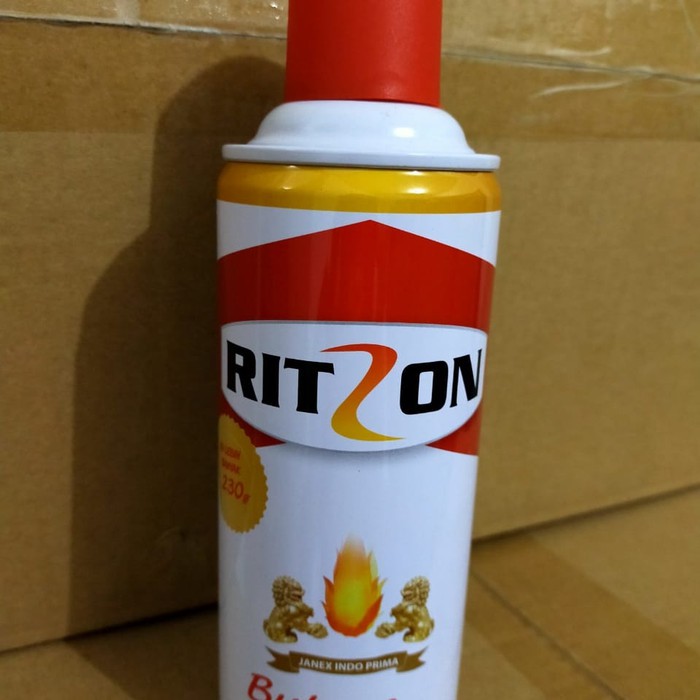 Tabung Gas Isi Ulang Korek Gas Ritz On [KHUSUS GOJEK / GRAB]