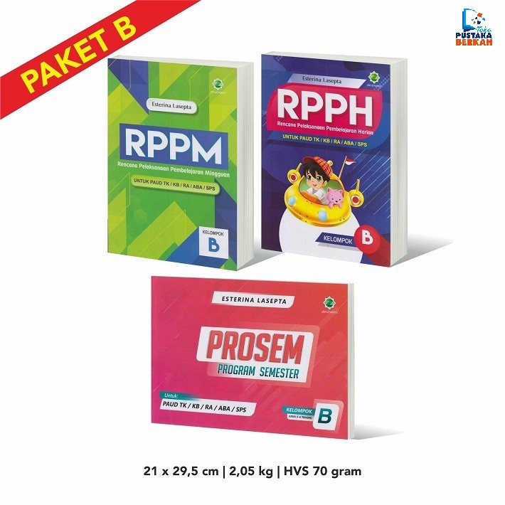 Buku Panduan Guru | RPPH - RPPM - PROSEM | Buku Panduan Guru TK/Paud - TK B