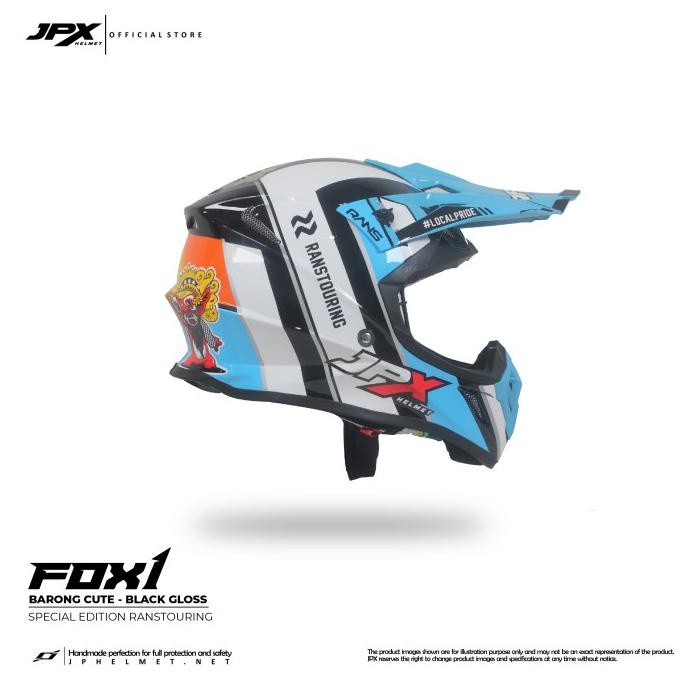 Helm Jpx Fox1 Cross Full Face Barong/ Rans Special Edition