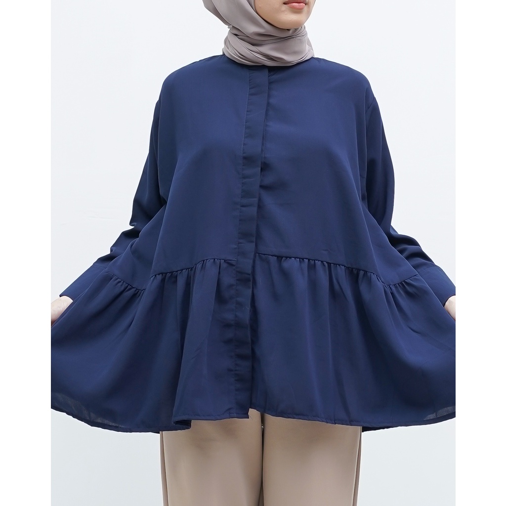 KEMEJA BLOUSE MARSHA REMPEL WOLFIS PREMIUM SHIRT B101 CO