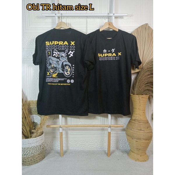 KAOS MOTOR SUPRA X HONDA LENGAN PENDEK