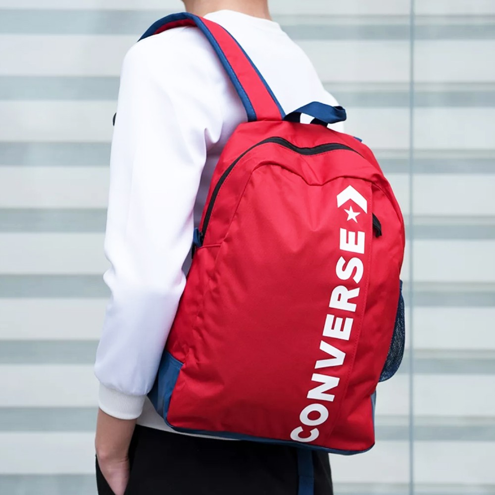 SHOPEE 6.6 SUPER SALE!! Tas Ransel Pria CT-901 Ransel Distro Model Terbaru Tas Laptop Sekolah - Red + Bonus Raincover