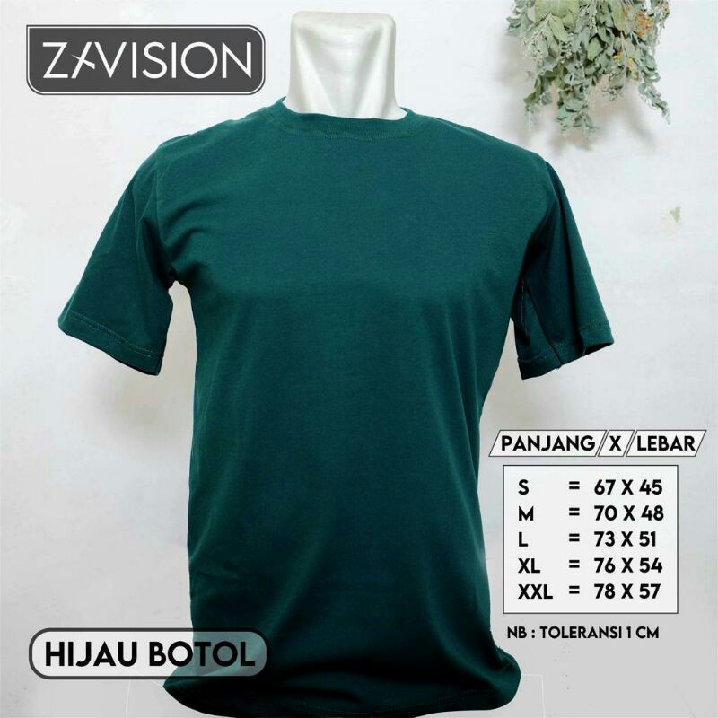 KAOS POLOS COTTON COMBED 30s PREMIUM IJO BOTOL #kaospolos #combedpremium