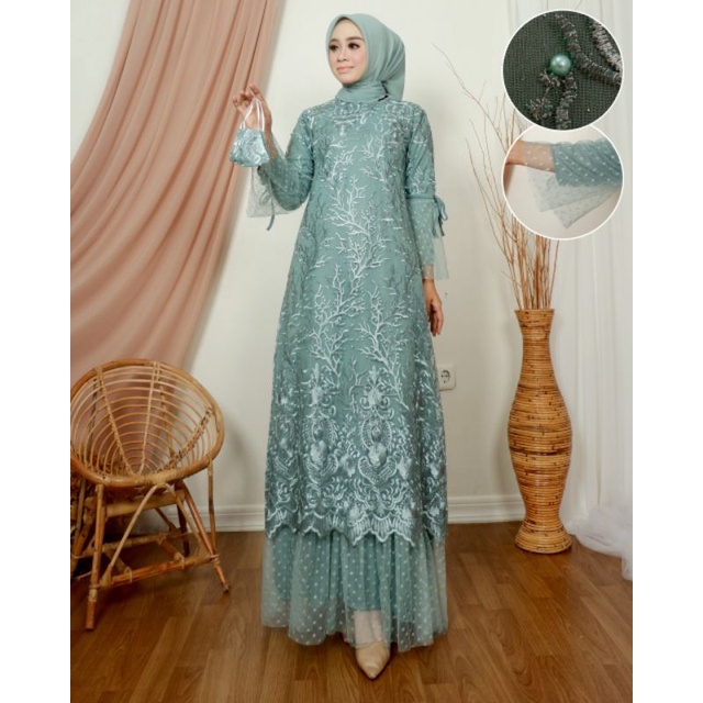 (COD)GAMIS TUTU MELANI~GAMIS TILLE TUTU~GAMIS TERBARU~GAMIS CANTIK~GAMIS PESTA MODERN~GAMIS MEWAH~GA