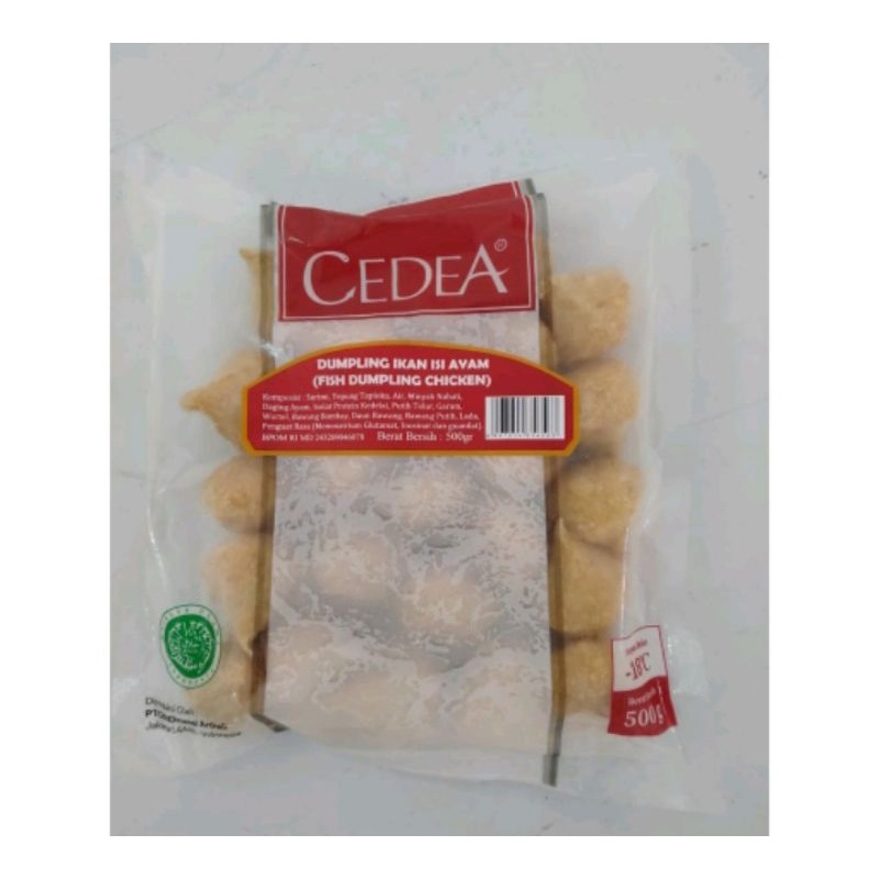 

Dumpling Ikan Isi Ayam CEDEA 500gr isi 25