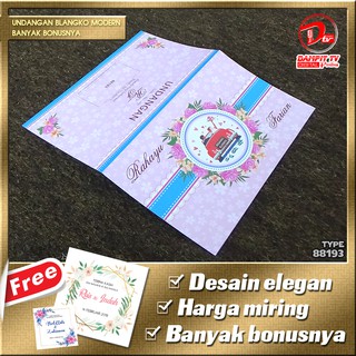 Undangan Pernikahan Cantik Warna Cerah Harga Murah Proses