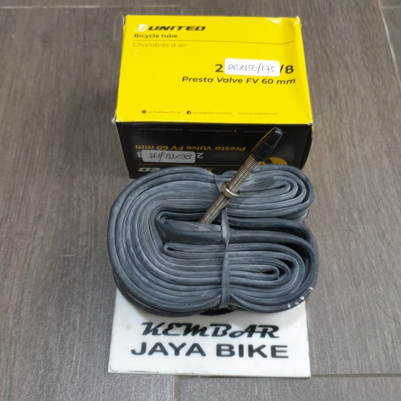 Ban Dalam United 26 x 1.50-1.75 FV 60