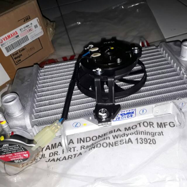 RADIATOR ASSY VIXION + KIPAS RADIATOR KOMPLIT ORIGINAL
