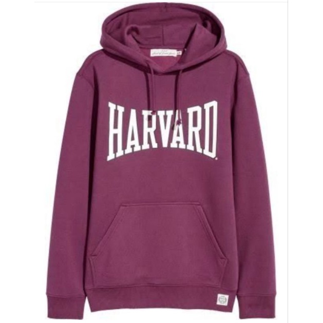 ( COD ) *TERMURAH* HOODIE H&M "HARVARD" *FREE PAPERBAG* 100% ORIGINAL QC