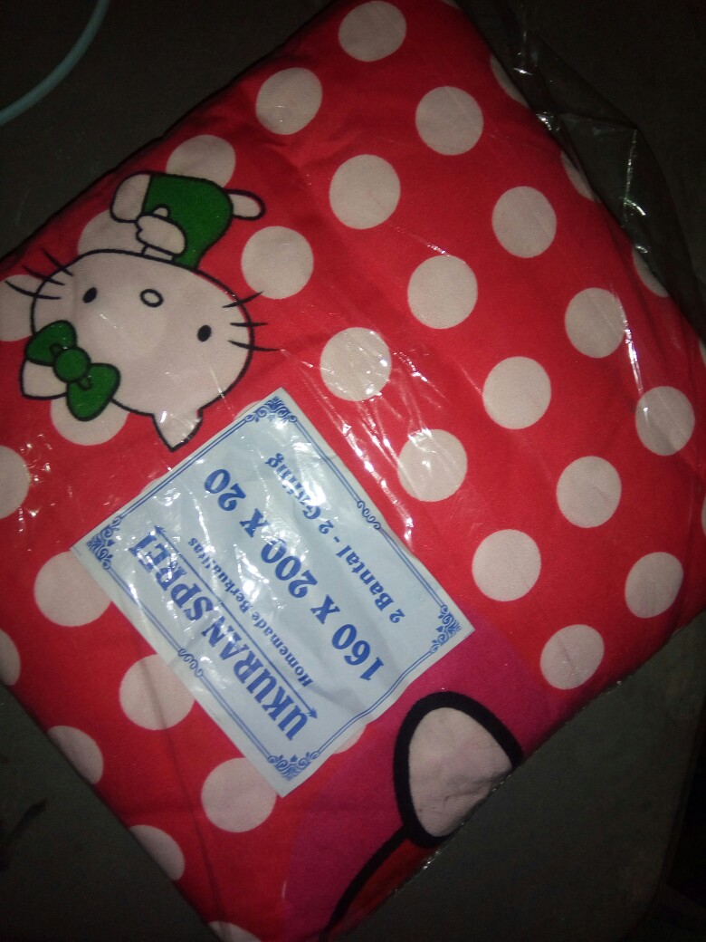Sprei Karakter Kartun Anak Hellokitty Hk Hello Kitty 120x200 160x200 180x200 Single Queen King Size