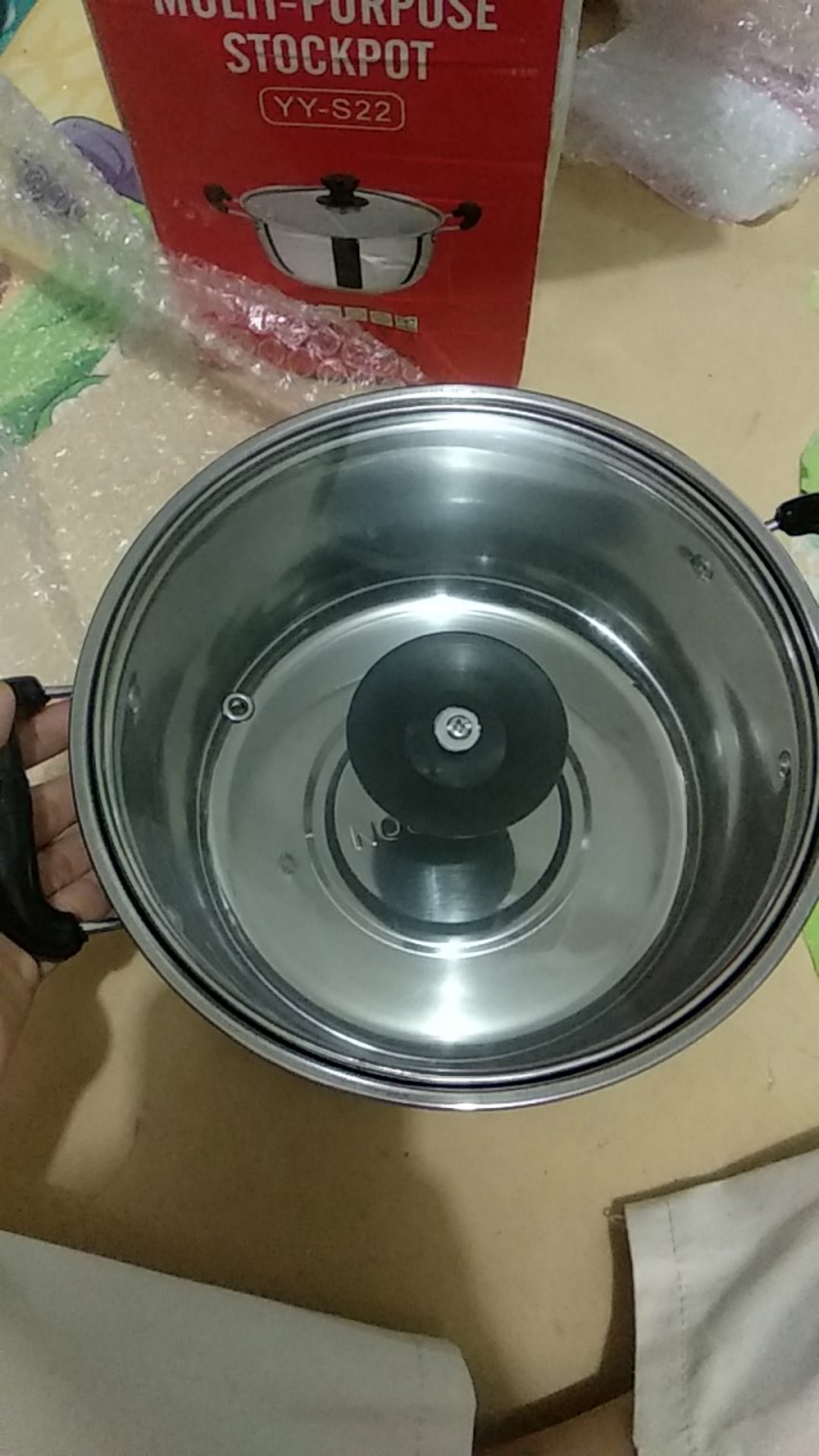 Panci Stainless - Saucepot Sbr Tutup Kaca 22cm (00142.01445)