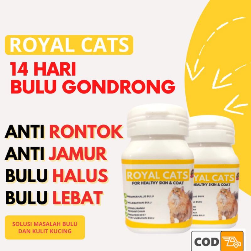 Royal Cats Penebal Bulu kucing 1 Kapsul