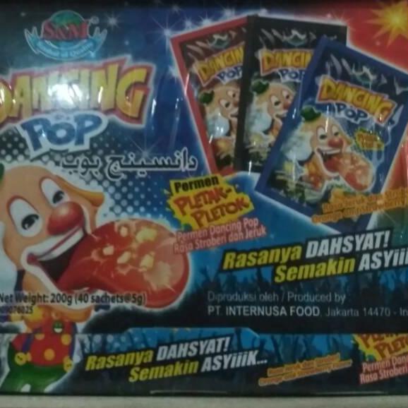 

[PRODUK ZNFWF] Permen Dancing Pop pletak pletok isi 40 B0Y