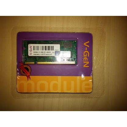 SODIM V-GEN DDR2 2GB PC 5300/6400