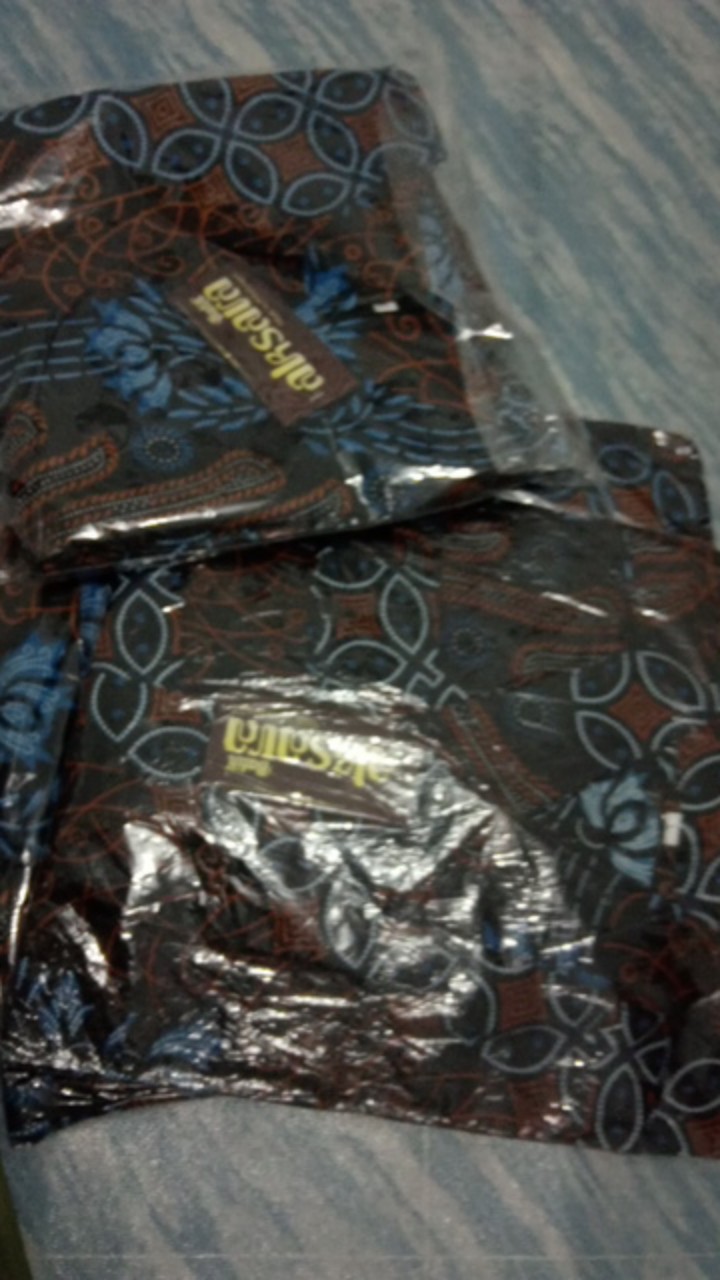 Rama Shinta Couple Murah - Melani Set Couple Lilit Rovella Batik Couple Modern Baju Kerja Pria Wanit