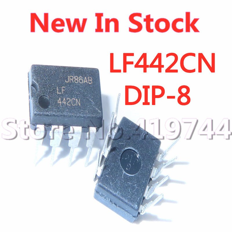 5pcs/lot100% Kualitas LF442CN LF442 DIP-8 Daya Rendah JFET Input Operasi Amplifier Chip IC In Stock Baru Original