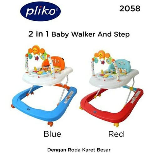 Pliko 2058 Baby Walker 2in1