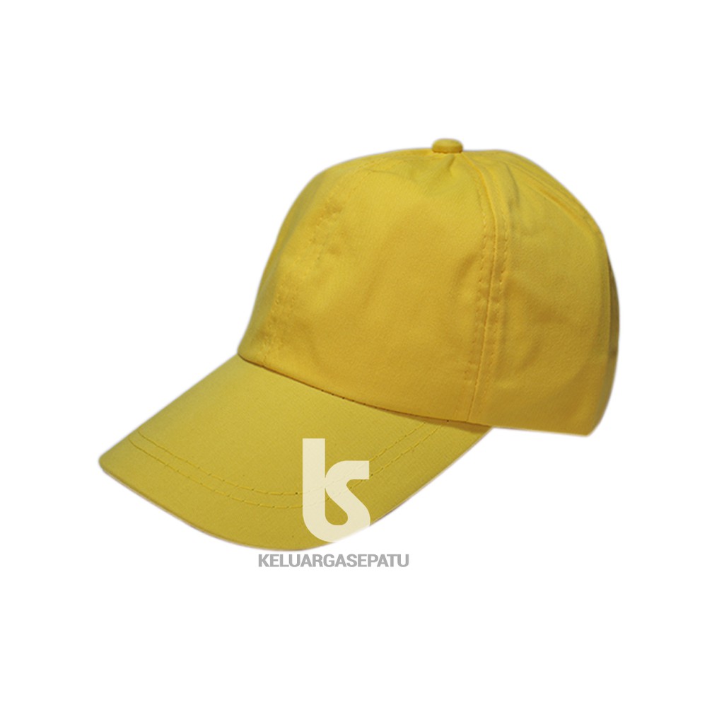 Topi baseball kuning pria sporty termurah