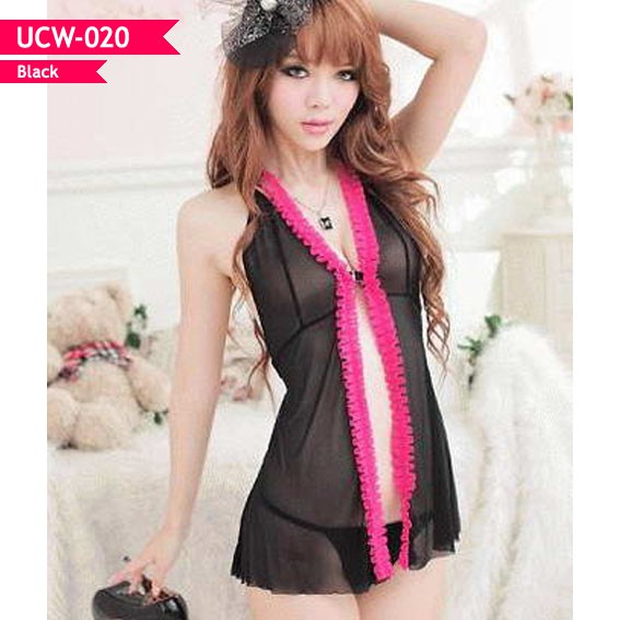 Sexy Lingerie | UCW-020 Pakaian Wanita | Lingerie Impor | Black