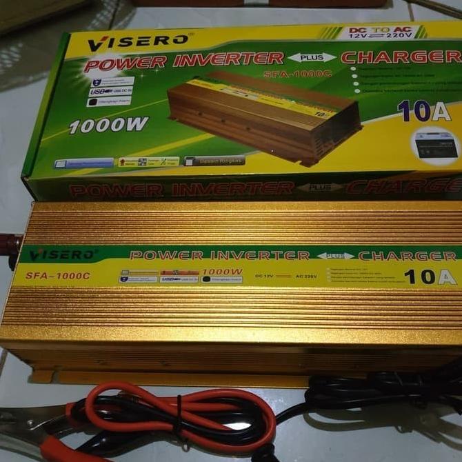 Power Inverter 1000 Watt Plus Charger 10A Visero Terlaris